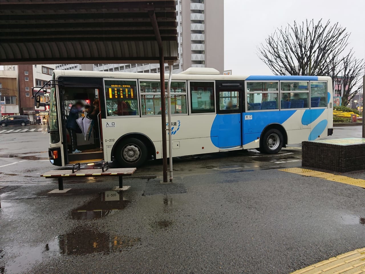 小平駅の銀河鉄道バス