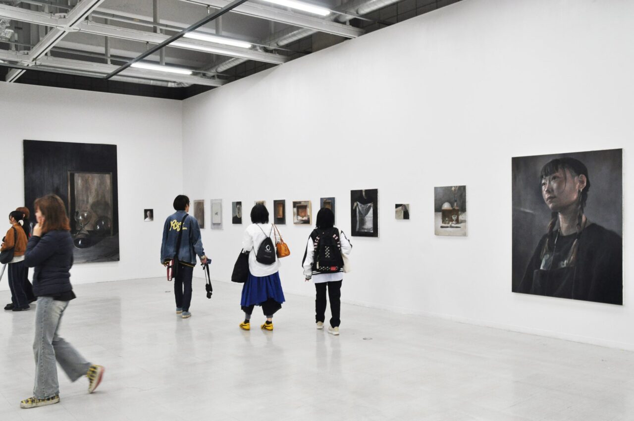 学生の作品の展示